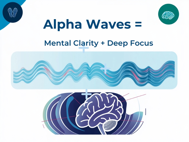 Alpha Brainwaves = Mental Clarity + Deep Focus